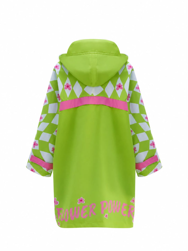 Yeşil yağmurluk arka #green_3